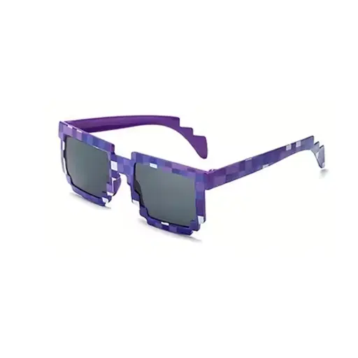 [00057645] Minecraft's Eyeglass - Purple