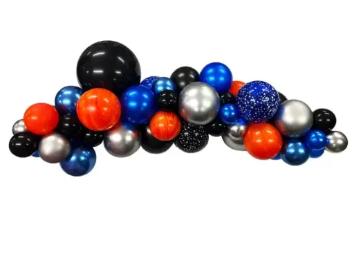 Dark Colours Organic Balloon Garland - 1 m
