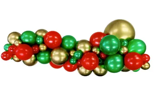 Christmas Organic Balloon Garland - 1 m