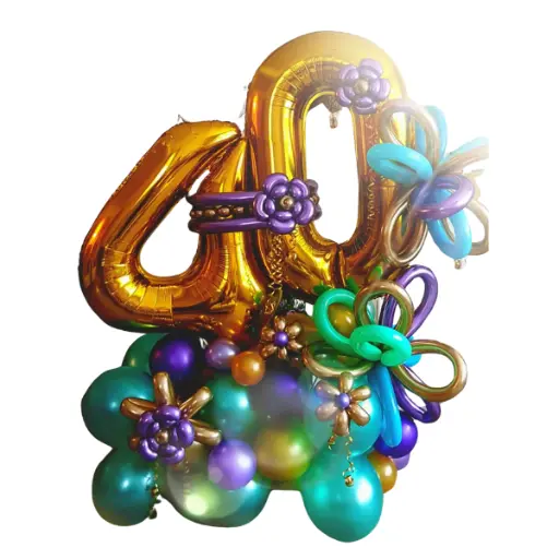 Happy Birthday Balloon Bouquet Sculpture