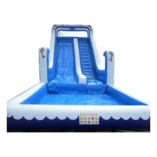 Big Blue Water Slide – 13x5x7m