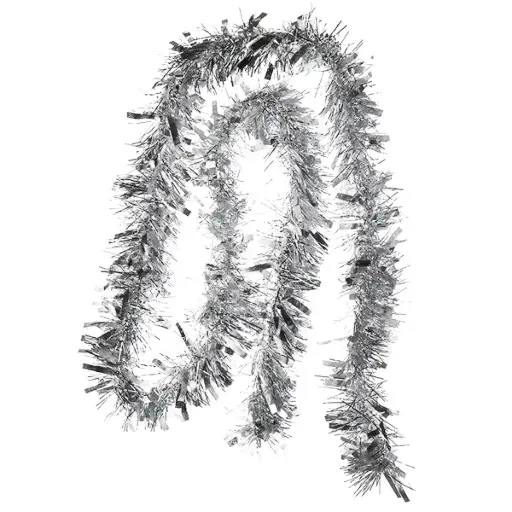 Silver Foil Garland