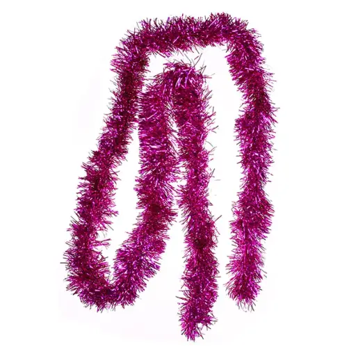Fuchsia Foil Garland - Thin