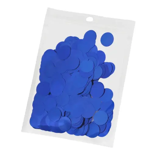 Royal Blue Confetti Circles – Party Table & Balloon Filler Decoration (1 Pack)