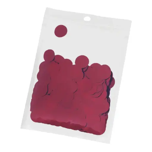 Red Confetti Circles – Party Table & Balloon Filler Decoration (1 Pack)
