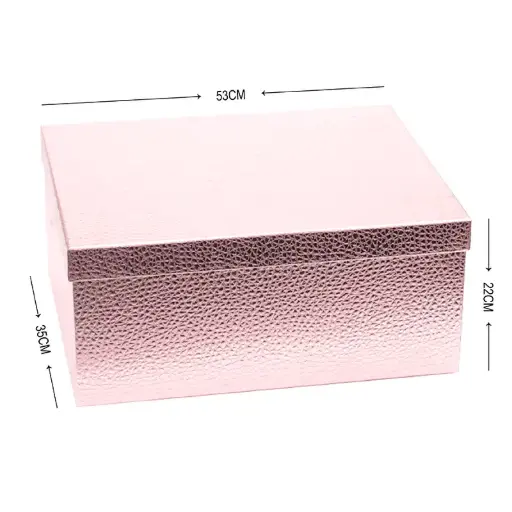 Rose Gold Colour Gift Packing/Nesting Box with Lid – Small to XXL Sizes