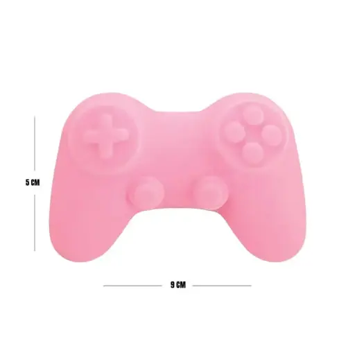 Pink Game Controller Squeeze Toy