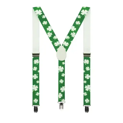 Adult Fashion Suspenders – St. Patrick Theme
