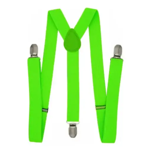 Adult Fashion Suspenders – Neon Yellow