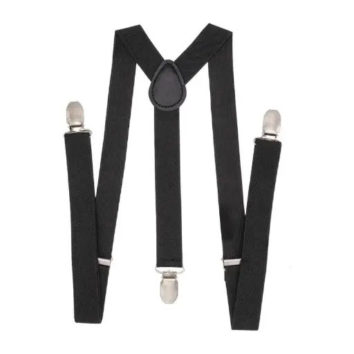 Adult Fashion Suspenders – Black