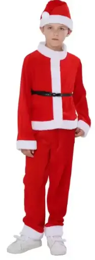 Christmas Santa Boy Costume