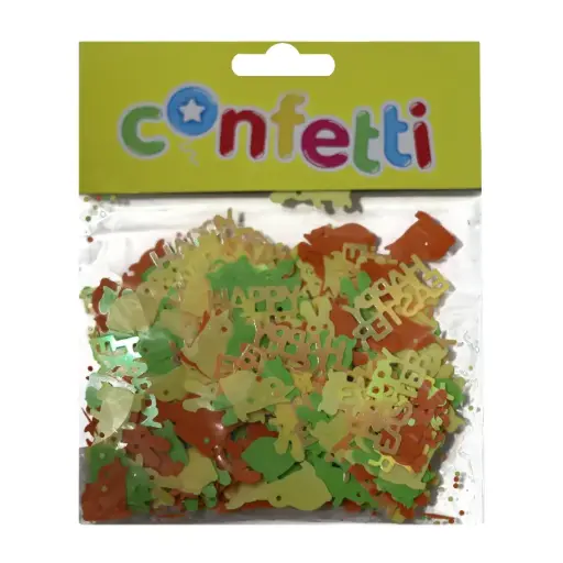 Happy Birthday Confetti – Pastel Mix