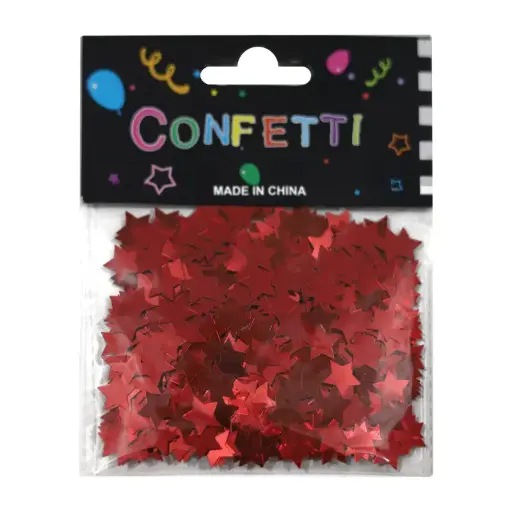 Red Star Confetti