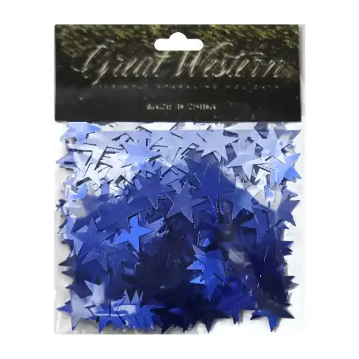 Dark Blue Star Confetti