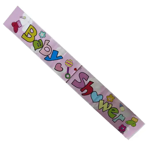 Pink Baby Shower Sash - Foil 