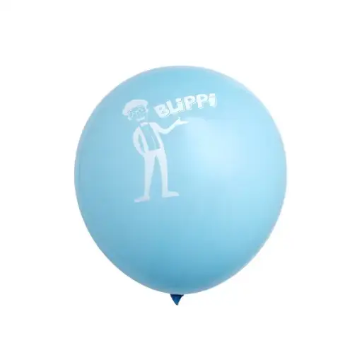 Blippi Printed Latex Balloon Blue – 11in