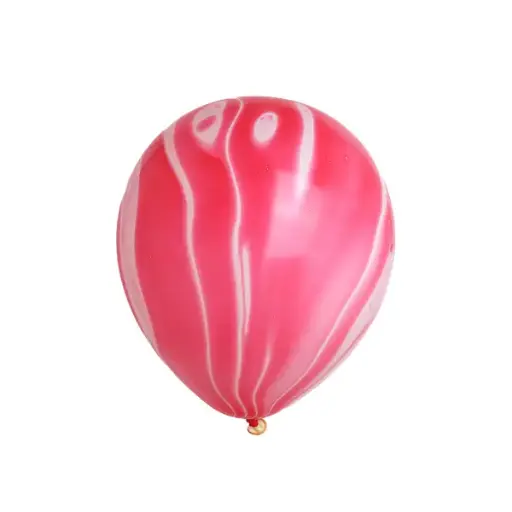 Marble Design Printed Latex Balloon Pink – 11in