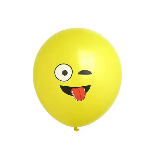 Winking face with tongue Emoji Balloon – 11in