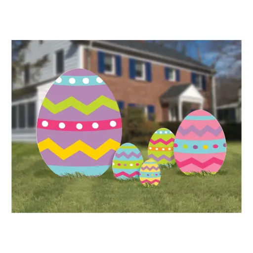[190240] Easter Eggs Yard Sign