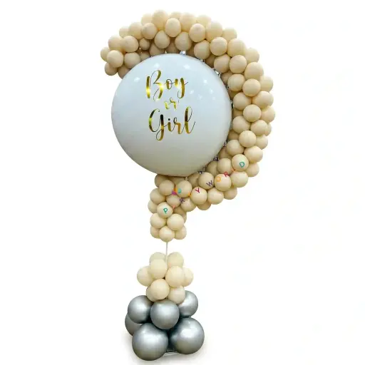 Boy or Girl Gender Reveal Balloon Display Stand