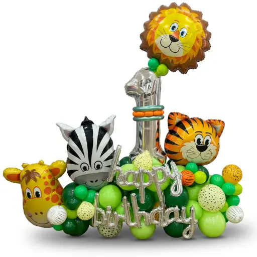 Jungle Safari Birthday Balloon Decoration Set