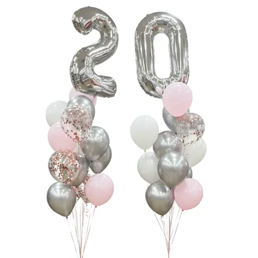 Birthday Number Balloon Bouquet Decoration