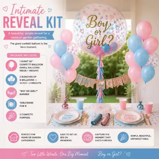 [00058872] Gender Reveal Packages-Intimate Reveal Kit