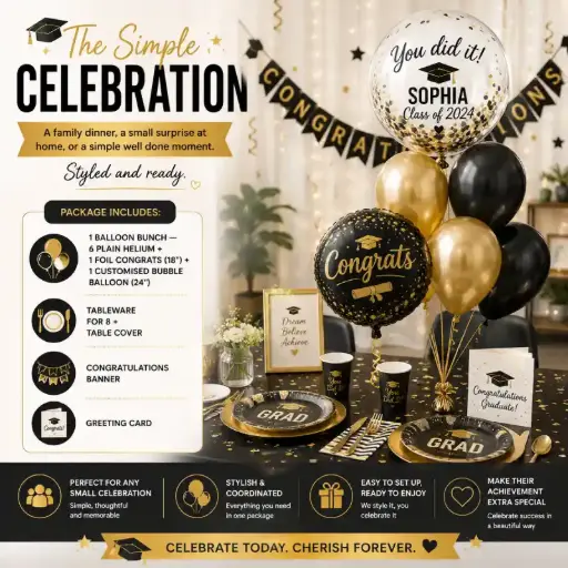 [00058888] Graduation Packages-The Simple Celebration