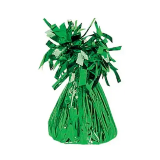 Green Foil Balloon Weight