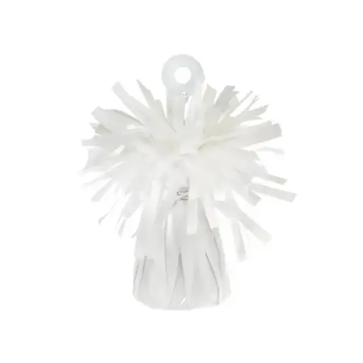 White Foil Balloon Weight