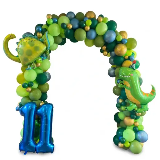 Dinosaur Theme Organic Balloon Arch Decoration