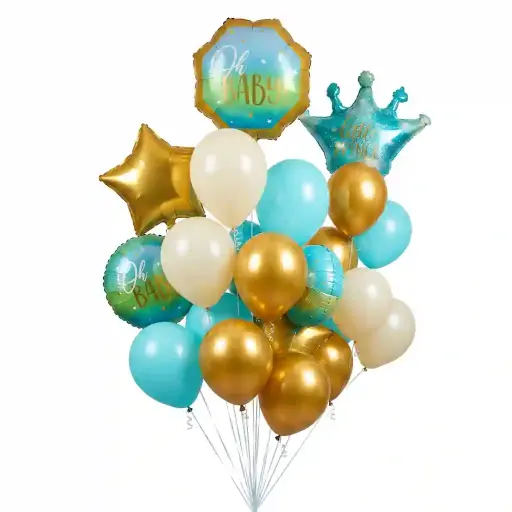 Oh Baby Little Prince Balloon Bouquet Set