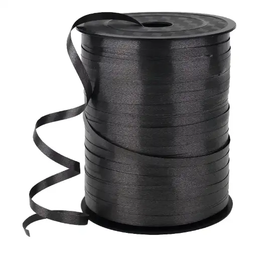 Black Curling Balloon Ribbon Roll