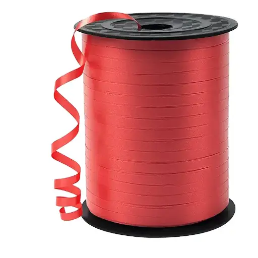 Red Curling Balloon Ribbon Roll
