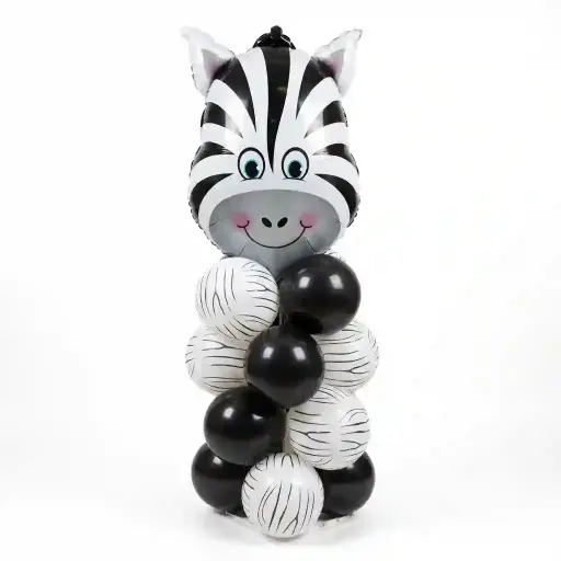 Zebra Animal Theme Balloon Column Decoration 1pcs