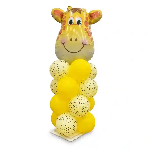 Giraffe Safari Balloon Column Decoration 1 pcs