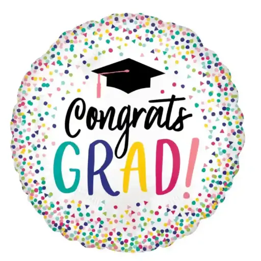 [3956601] YAY Grad Foil Balloon 45cm
