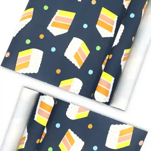 Cake Slice Birthday Wrapping Paper