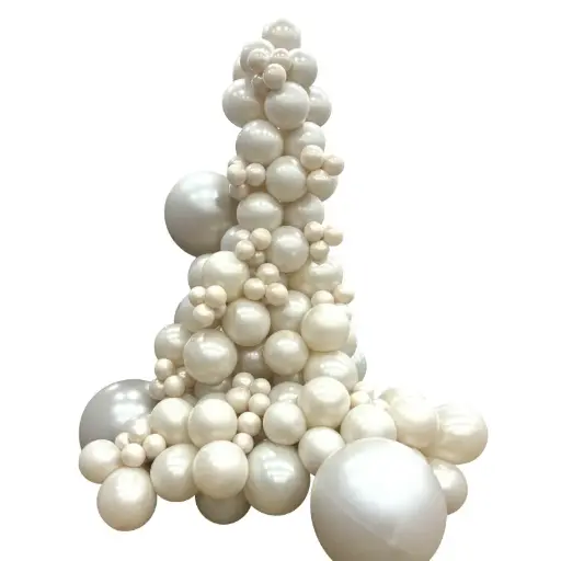 Luxury Pearl White Balloon Tree Decoration Stand