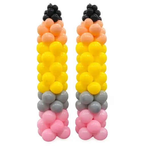 Pencil Balloon Columns Decoration - Pair